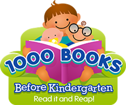 1000 Books Before Kindergarten graphic logo