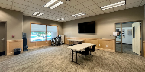 Community Room with Smart TV