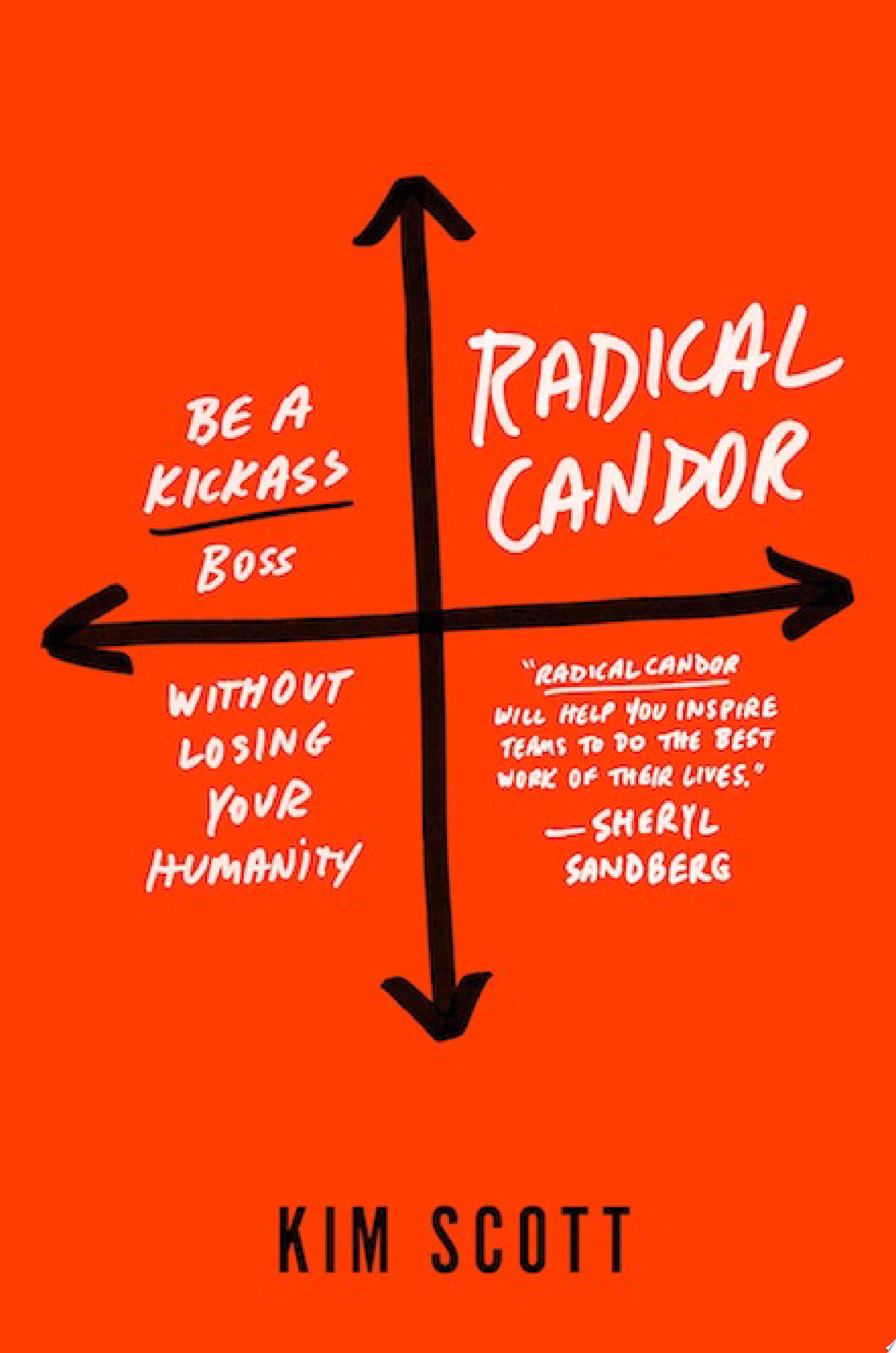 Image for "Radical Candor: Be a Kick-Ass Boss Without Losing Your Humanity"